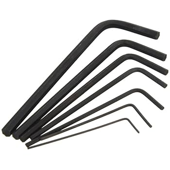 Lelinta 7 Piece Mini Micro Hexagon Hex Allen Key Set Wrench